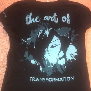 Black V-Neck Tee Shirt